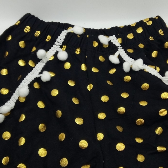 🆕 Polkadots Black short pants whit Gold - Picture 4 of 8
